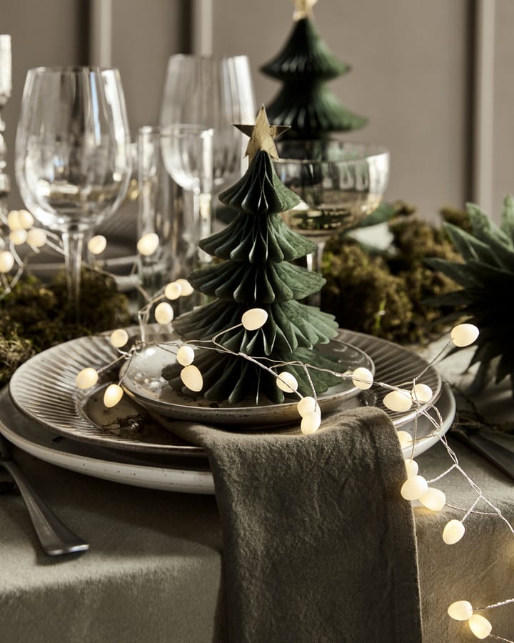 Catena luminosa Cher 250 cm, Bianco-argento House Doctor