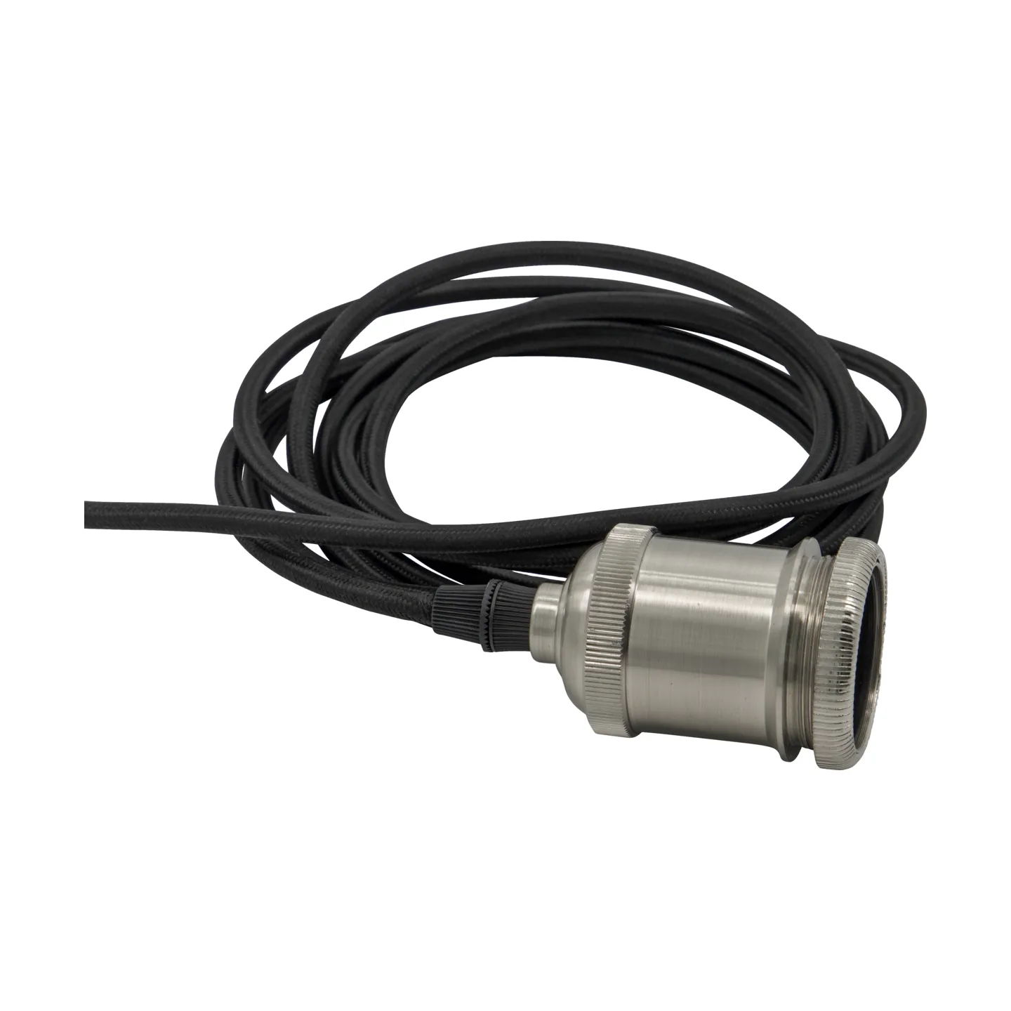 Cavo con portalampada E27, Finitura argento House Doctor