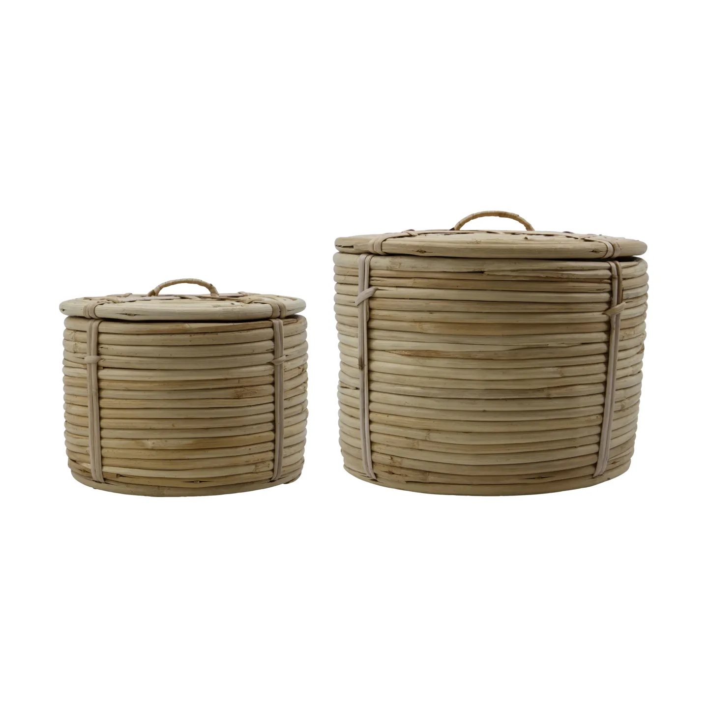 Cesto con coperchio House doctor 2 pezzi, Natura House Doctor