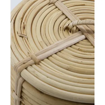 Cesto con coperchio House doctor 2 pezzi - Natura - House Doctor