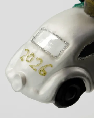 Ciondolo per albero di Natale a forma di auto - Silver, 2026 - House Doctor
