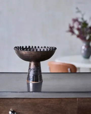 Ciotola decorativa - Nero, Ø24x19,5 cm - House Doctor