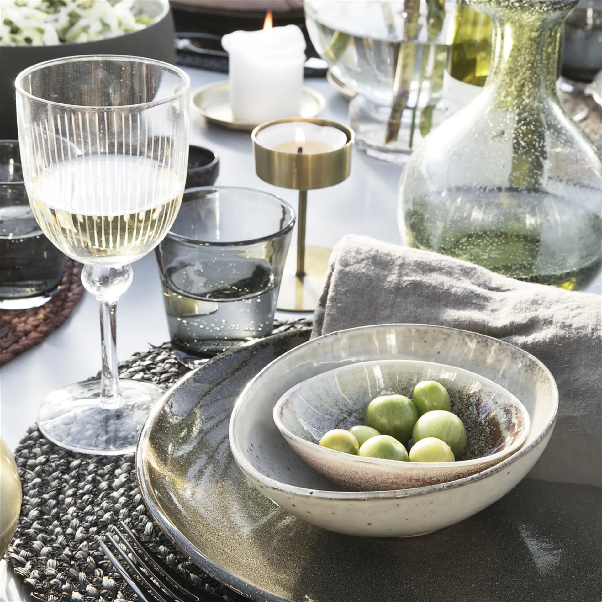 Ciotola Lake grigio, 16,8 cm House Doctor