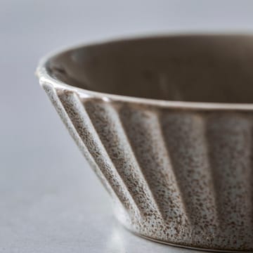 Ciotola Pleat Ø15 cm - Grigio-marrone - House Doctor