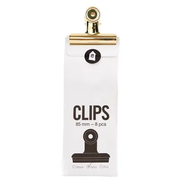 Clip House Doctor confezione da 8  - oro - House Doctor