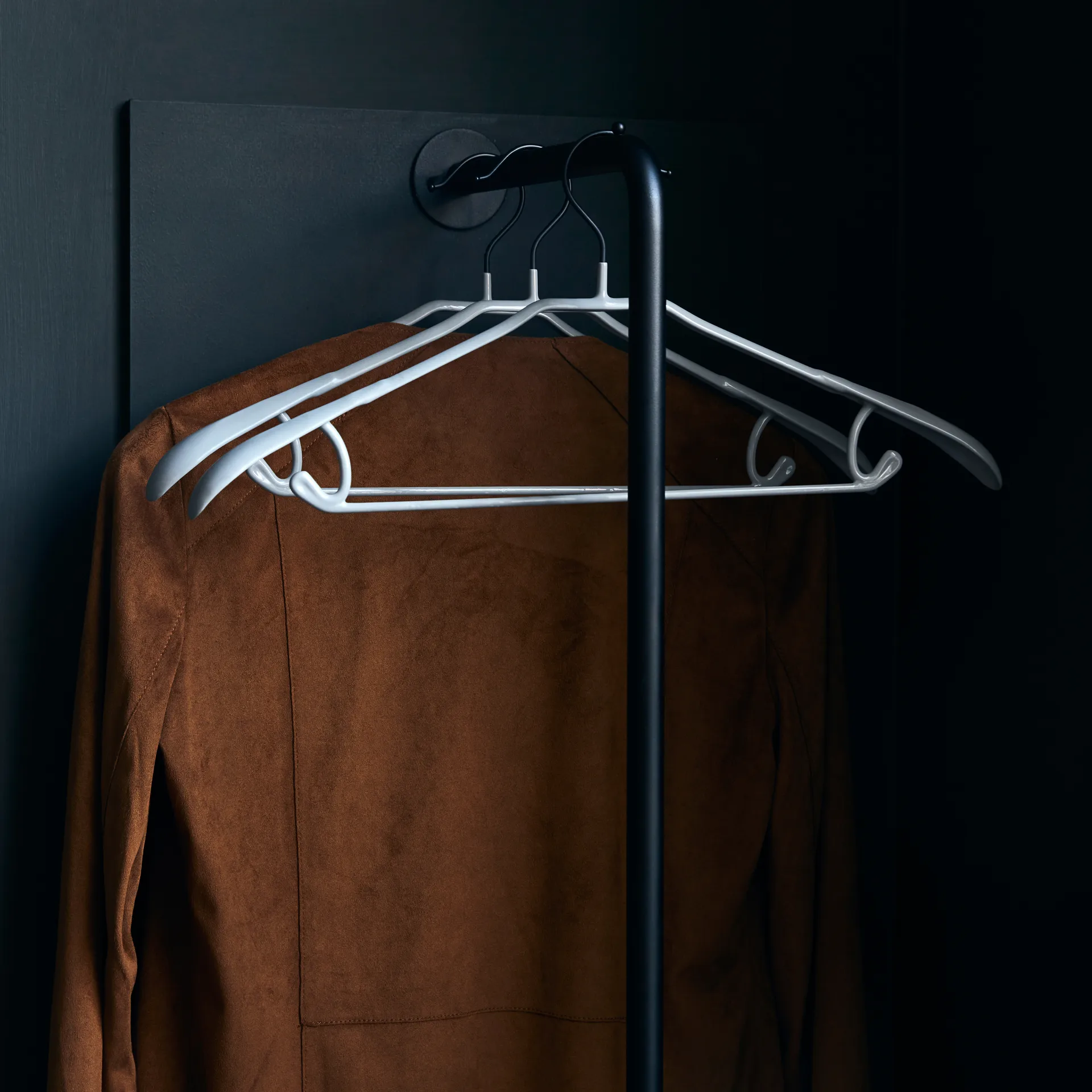 Confezione da 3 appendini Ward, nero-grigio House Doctor