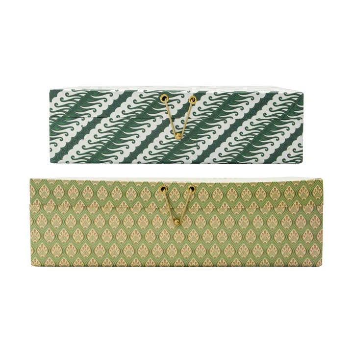 Contenitori khaki-verde Keep  - 2 pezzi - House Doctor
