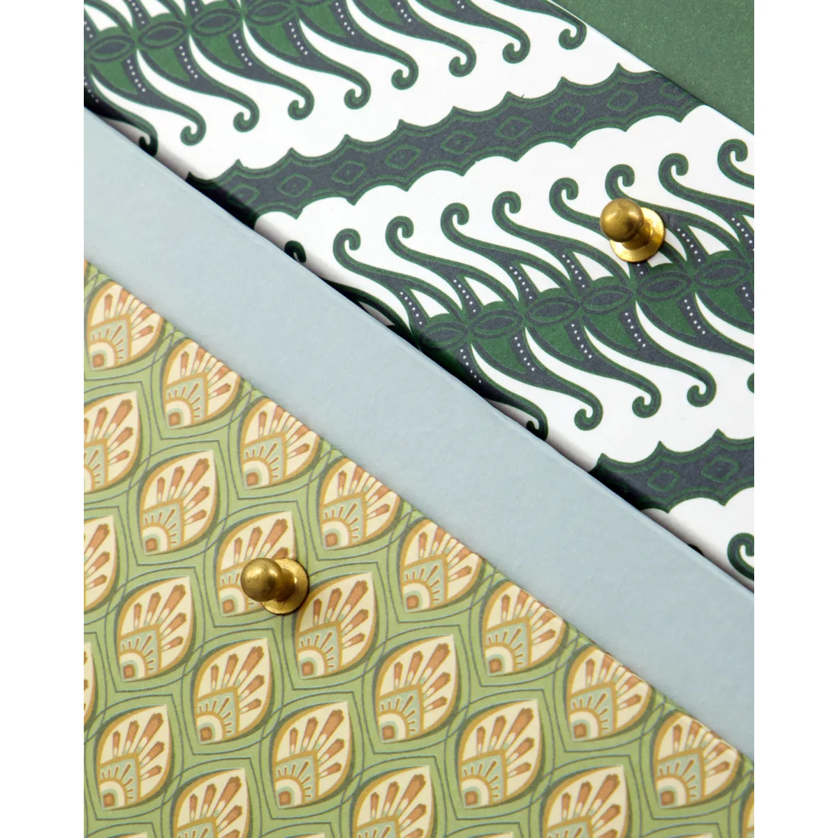 Contenitori khaki-verde Keep , 2 pezzi House Doctor