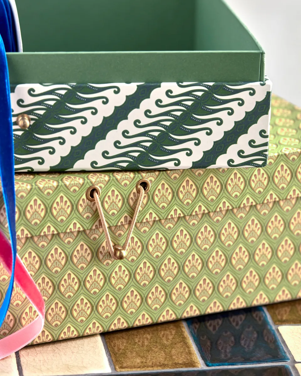 Contenitori khaki-verde Keep , 2 pezzi House Doctor