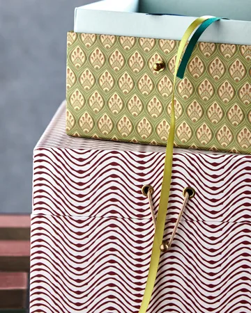 Contenitori rosso-khaki Keep  - 2 pezzi - House Doctor