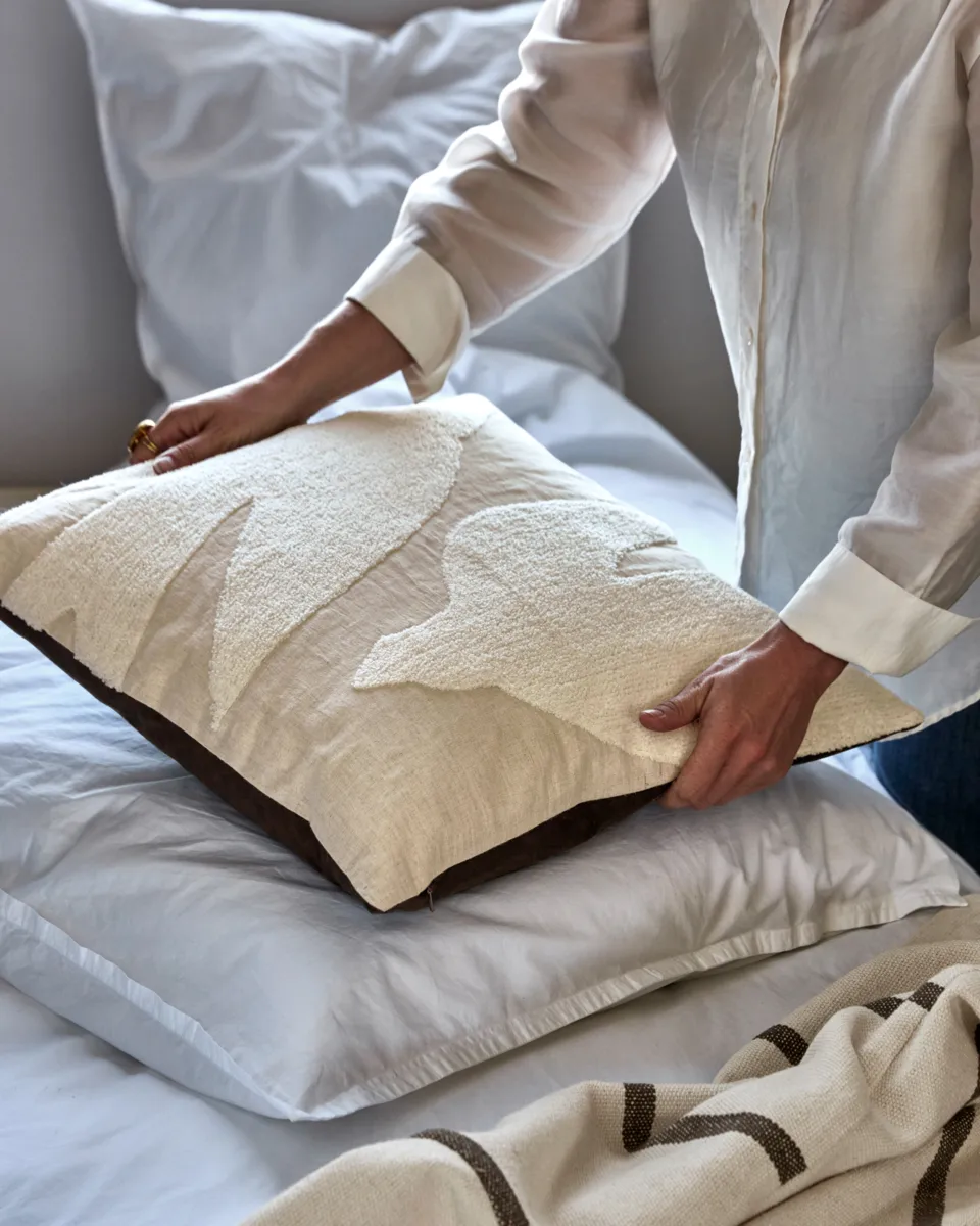 Copricuscino Fly 50x50 cm, Off-white House Doctor