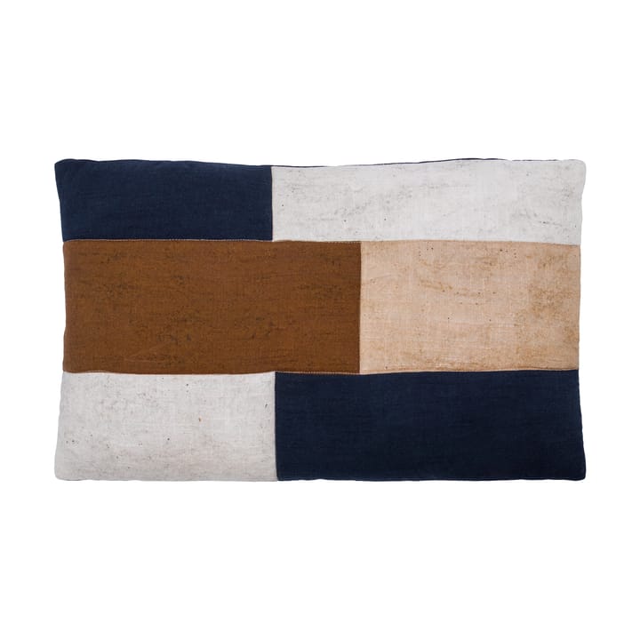 Copricuscino Patch 30x50 cm - Nero-sabbia-marrone - House Doctor