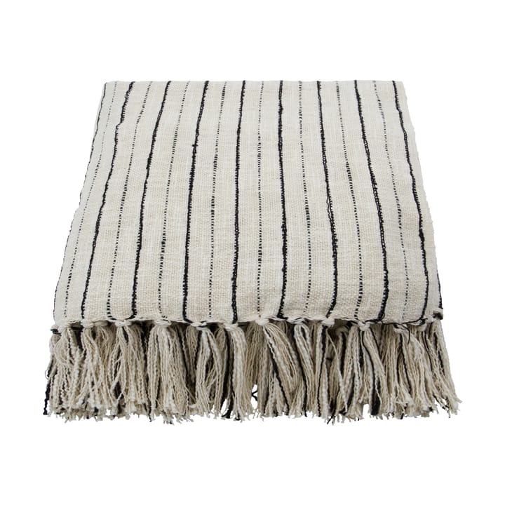 Copriletto Lines 130x180 cm - Nero-off-white - House Doctor