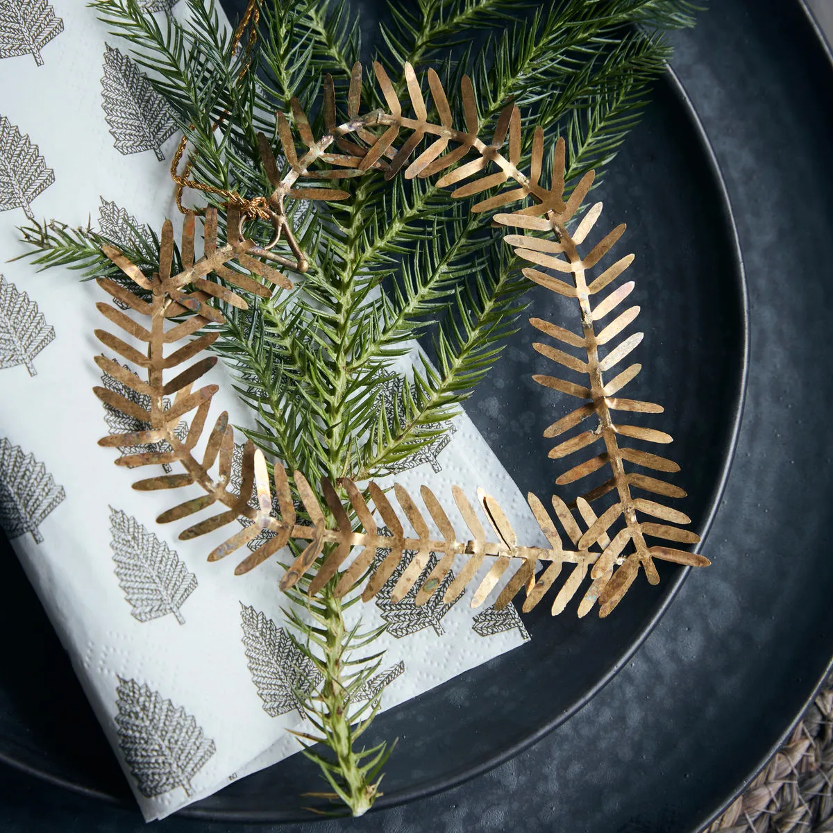 Cuore decorativo da appendere Lamet, ottone House Doctor