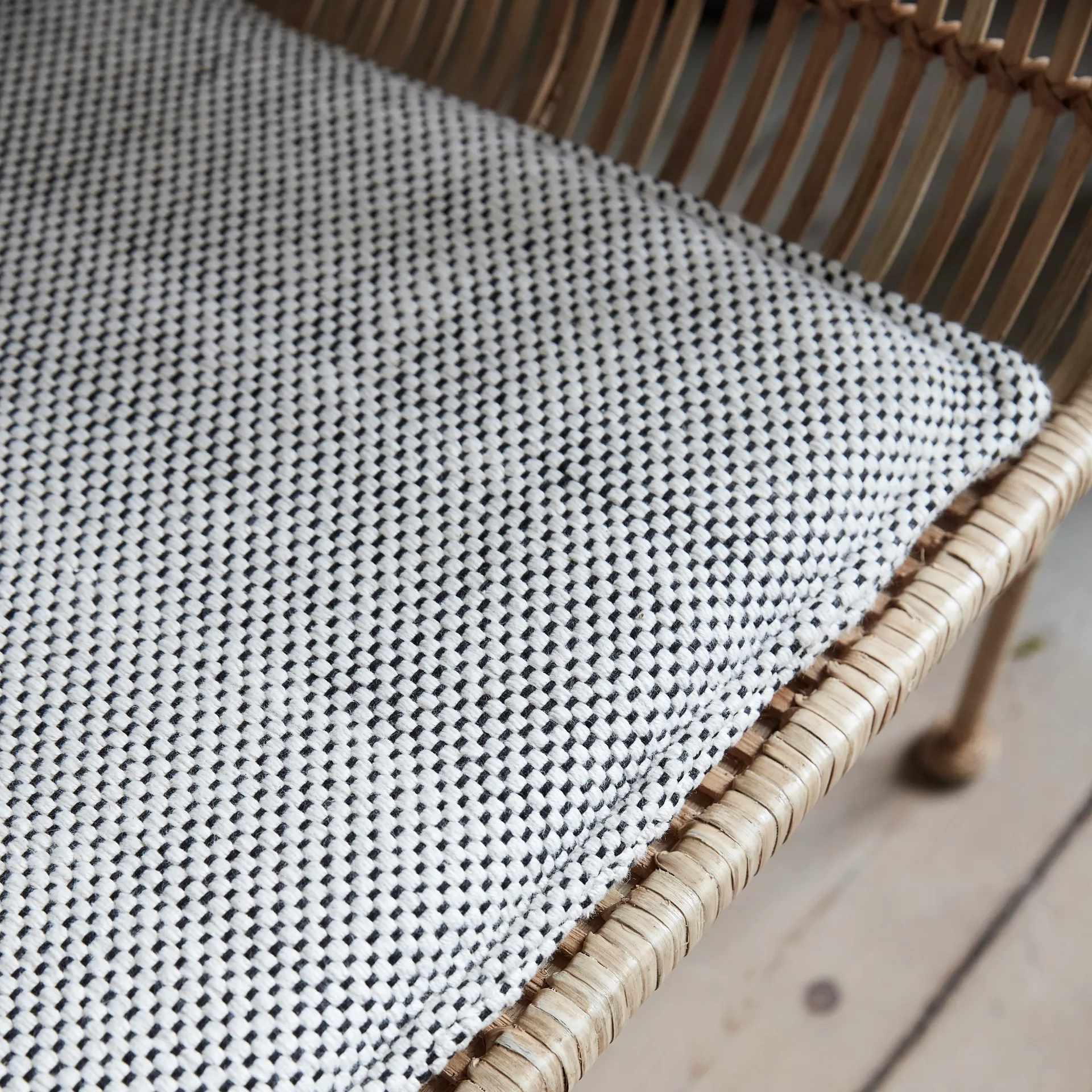 Cuscino da seduta poltrona Cuun, 48x48 cm House Doctor