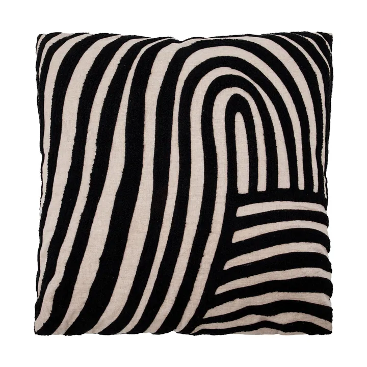 Cuscino decorativo Sky - Sabbia-nero, 50x50 cm - House Doctor