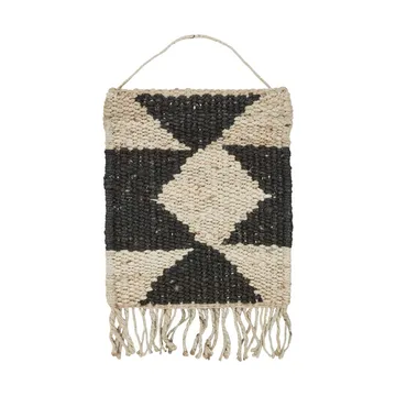 Decorazione da parete Murro 35x50 cm - Nero-naturale - House Doctor