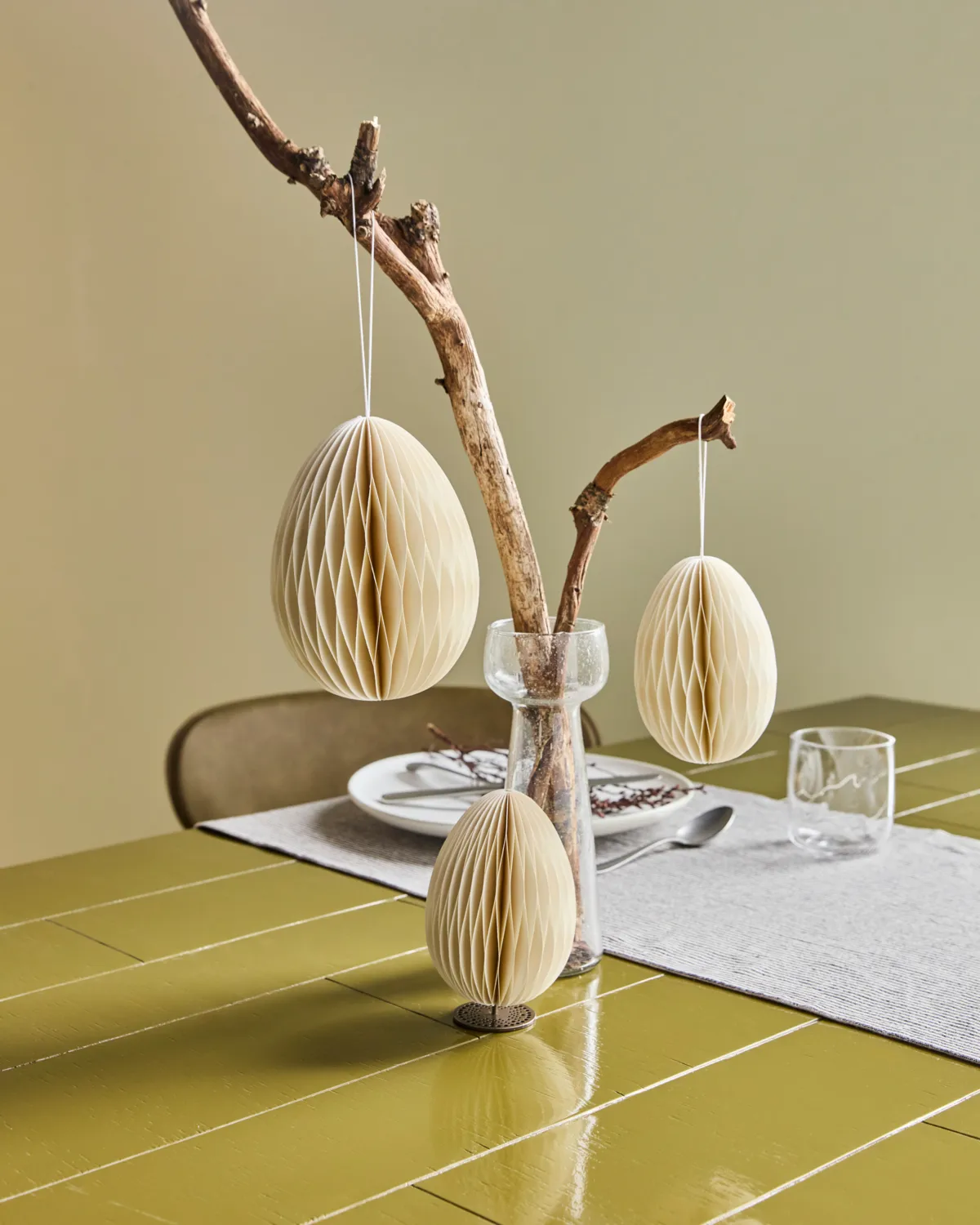 Decorazione di Pasqua Eggs/oggetti decorativi, set da 2 pezzi, Off-white House Doctor