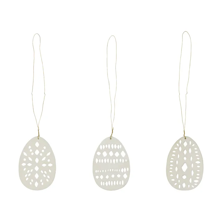 Decorazione di Pasqua Nori, set da 3 pezzi - Beige - House Doctor