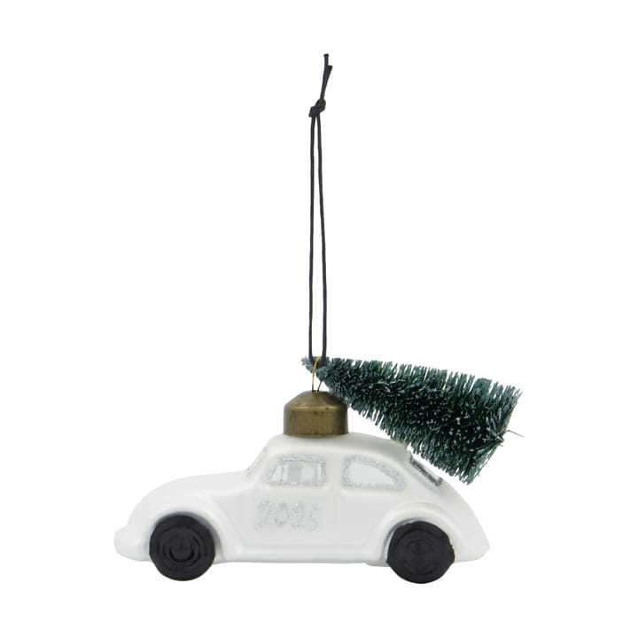 Decorazione natalizia Car - Bianco-argento - House Doctor