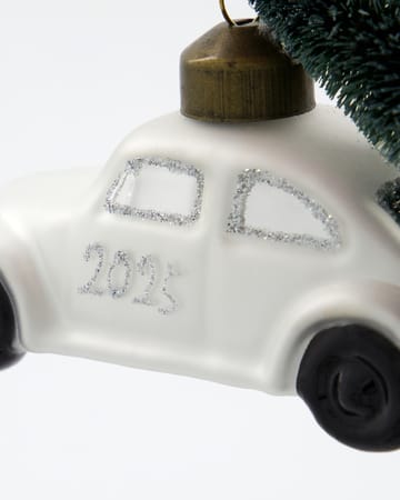 Decorazione natalizia Car - Bianco-argento - House Doctor