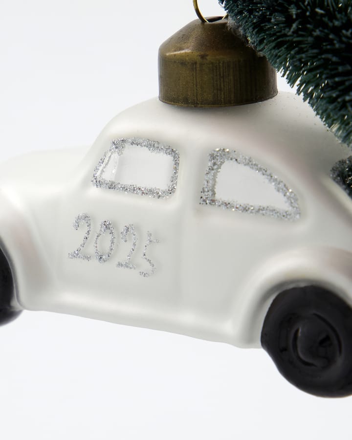 Decorazione natalizia Car, Bianco-argento House Doctor