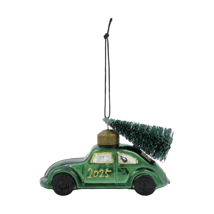 Decorazione natalizia Car - Verde-oro - House Doctor