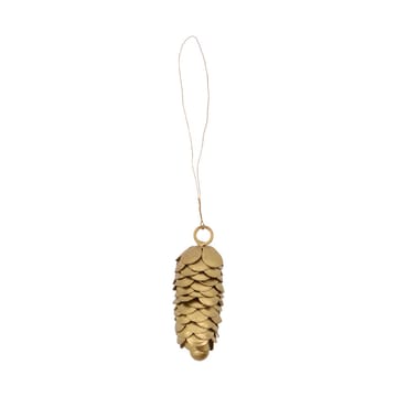 Decorazione natalizia Cone 6,5 cm, 2 pezzi - Oro - House Doctor