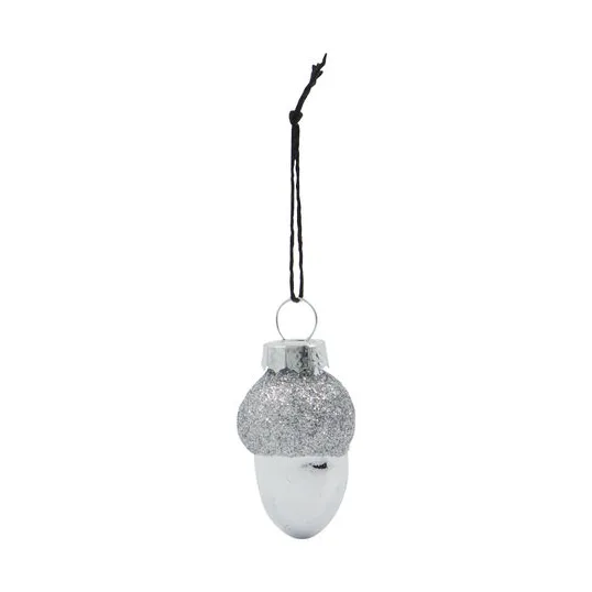 Decorazione natalizia Glint 5,8 cm, confezione da 6, Argento House Doctor