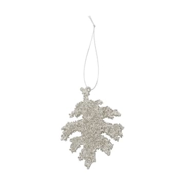 Decorazione natalizia Gliz 10,5 cm, confezione da 3 - Glitter argentati - House Doctor