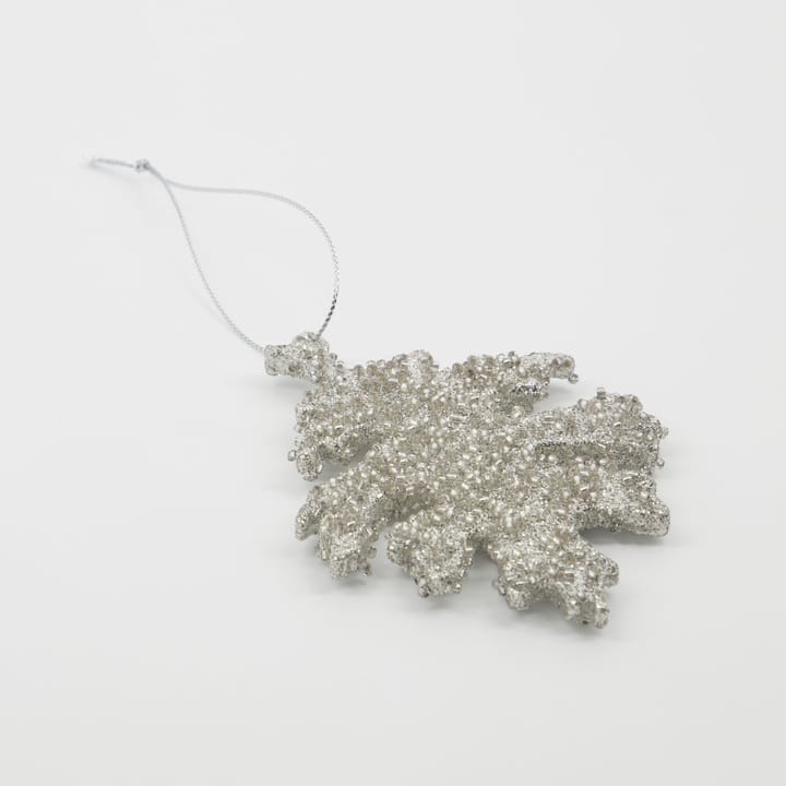 Decorazione natalizia Gliz 10,5 cm, confezione da 3, Glitter argentati House Doctor
