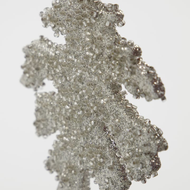 Decorazione natalizia Gliz 10,5 cm, confezione da 3, Glitter argentati House Doctor