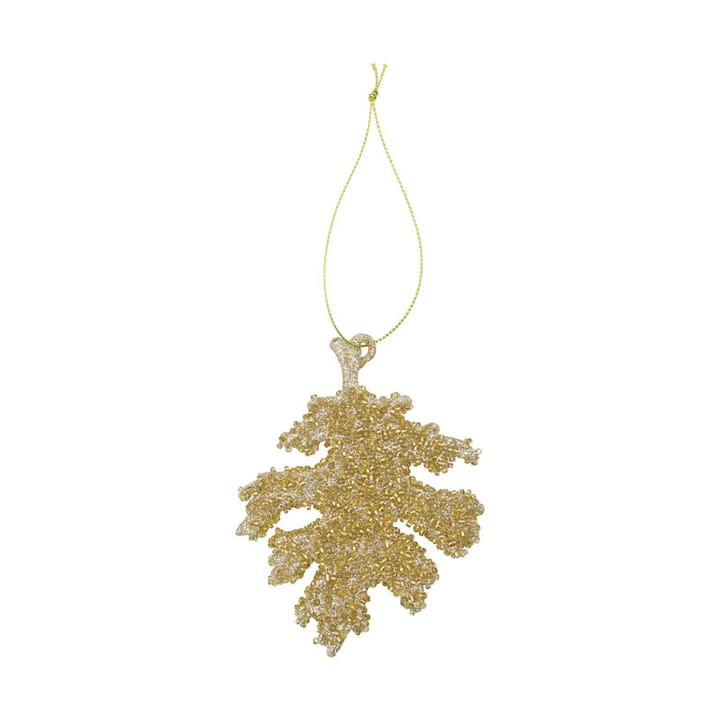 Decorazione natalizia Gliz 10,5 cm, confezione da 3, Glitter dorati House Doctor