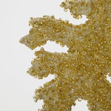 Decorazione natalizia Gliz 10,5 cm, confezione da 3 - Glitter dorati - House Doctor