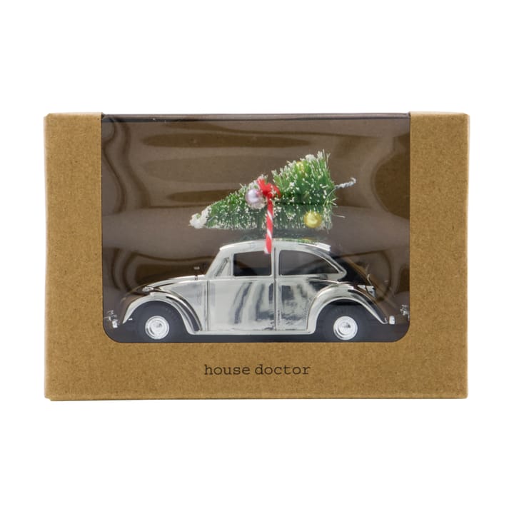 Decorazione natalizia macchinina MINI Xmas, Argento House Doctor