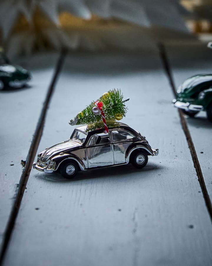 Decorazione natalizia macchinina MINI Xmas, Argento House Doctor