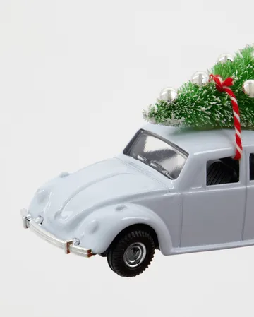Decorazione natalizia macchinina MINI Xmas - Azzurro chiaro - House Doctor