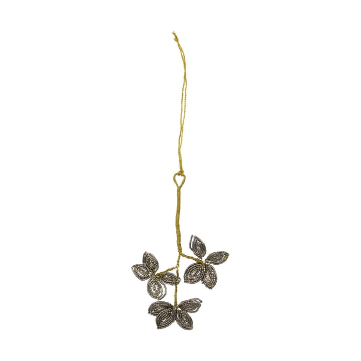 Decorazione natalizia vischio Pearl, 3 pezzi, Grigio, oro House Doctor