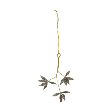 Decorazione natalizia vischio Pearl, 3 pezzi - Grigio, oro - House Doctor