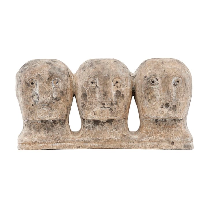Decorazione testa Ancient - grigio-marrone - House Doctor