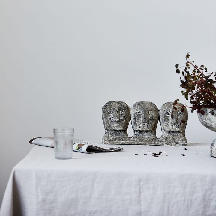 Decorazione testa Ancient - grigio-marrone - House Doctor