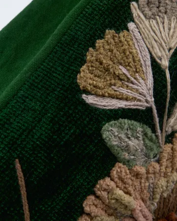 Federa per cuscino Bota - Verde-rosa, 50x50 cm - House Doctor