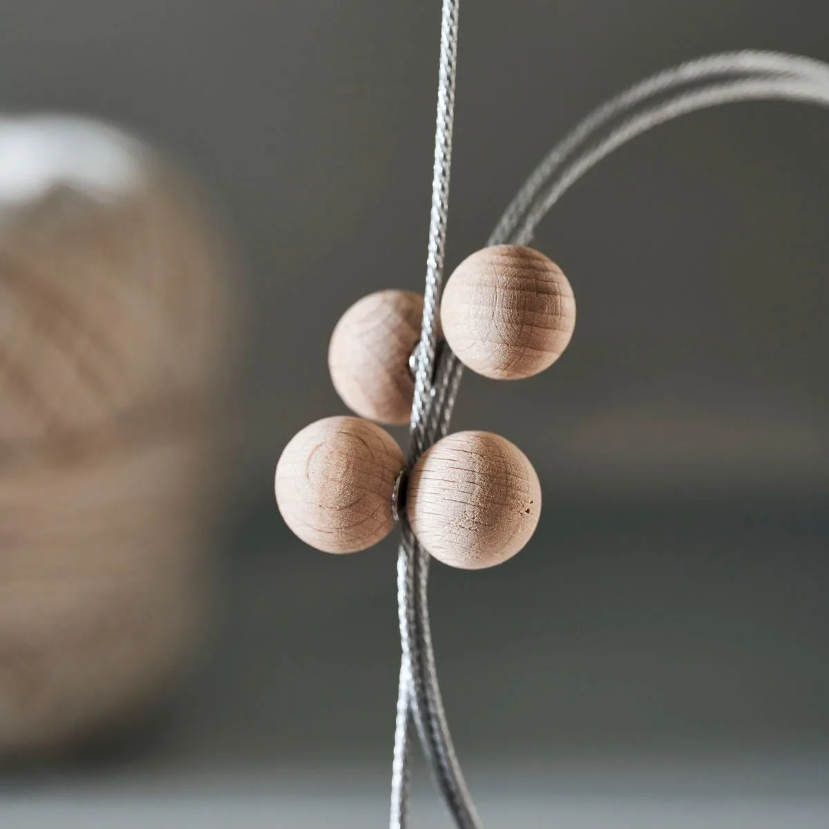 Filo per foto con clip, Colore naturale House Doctor