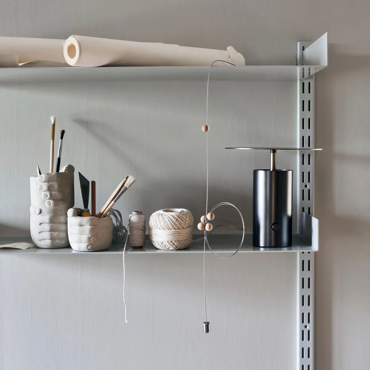 Filo per foto con clip, Colore naturale House Doctor