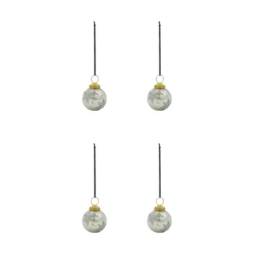 Fiore pallina di Natale 4-pack - Azzurro chiaro - House Doctor