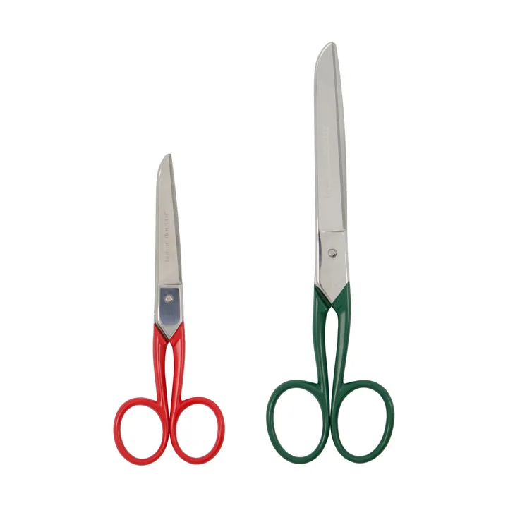 Forbici House Doctor 2 pezzi - Rosso, verde - House Doctor