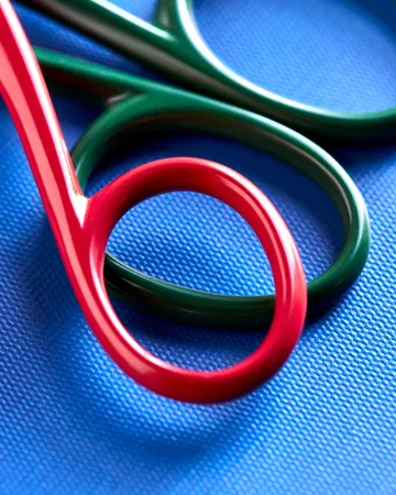 Forbici House Doctor 2 pezzi - Rosso, verde - House Doctor