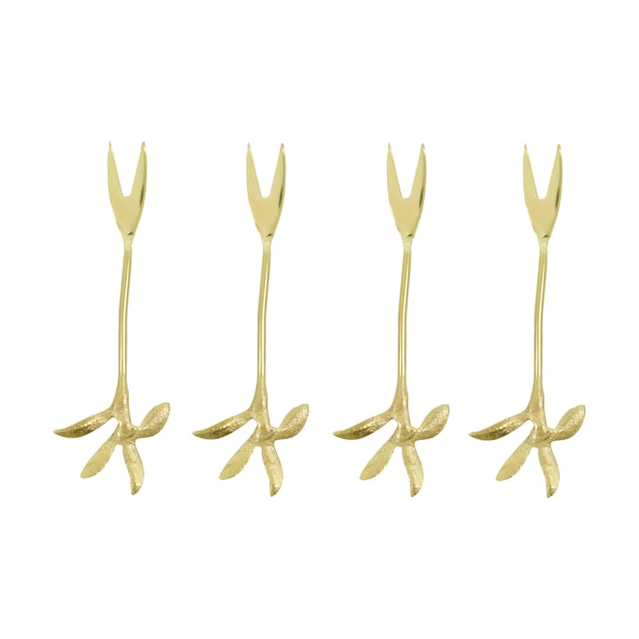 Forchetta da portata Serve 4 pezzi, Oro antico House Doctor