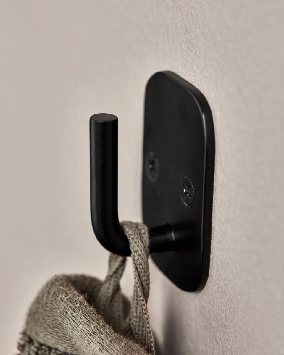 Gancio Pati 4x6 cm, Nero House Doctor