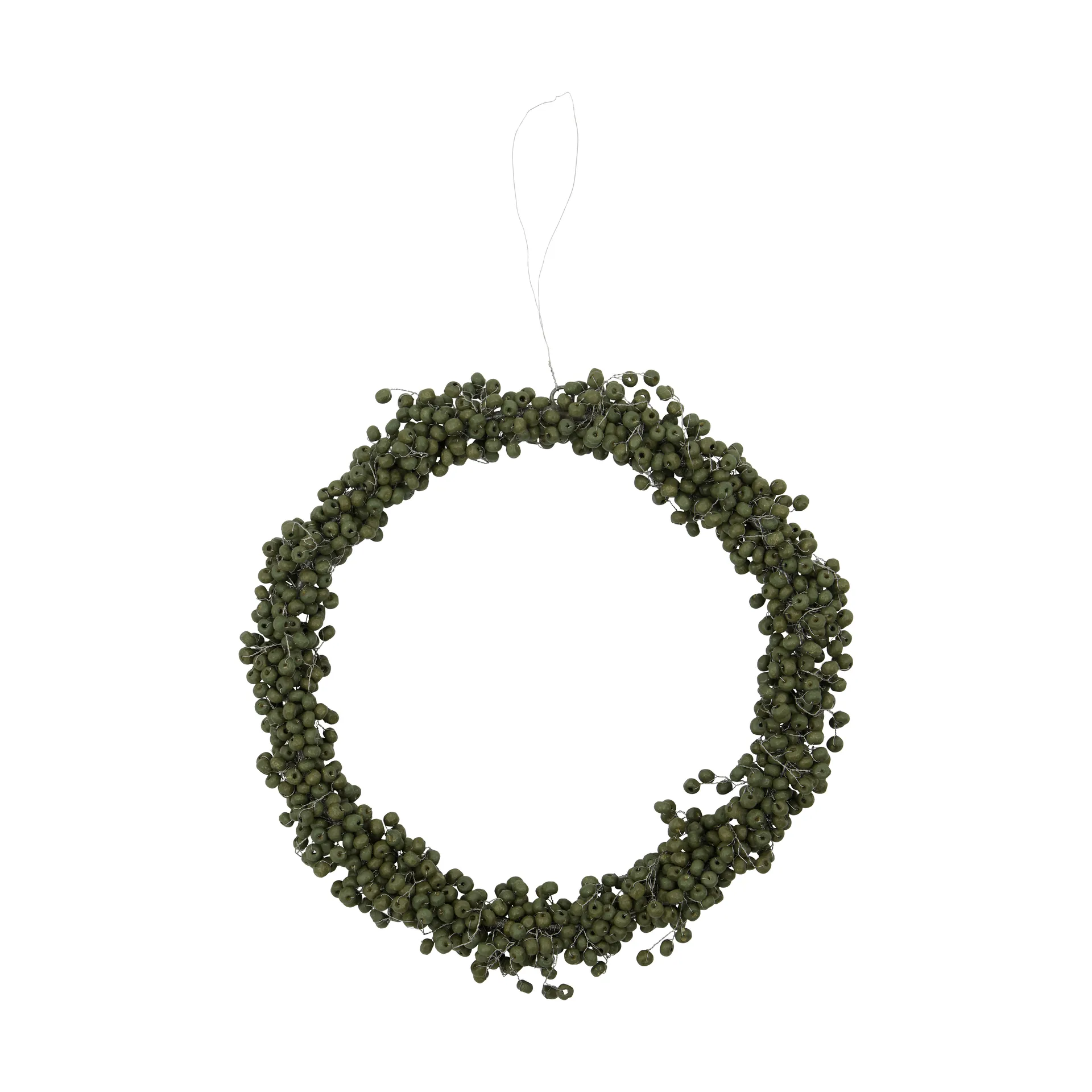 Ghirlanda invernale, Verde, Ø23 cm House Doctor